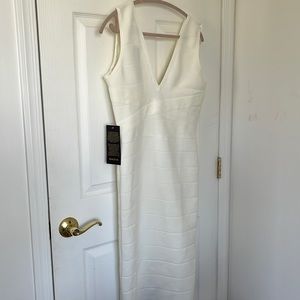 NWT bebe bandage dress sleeveless mid length